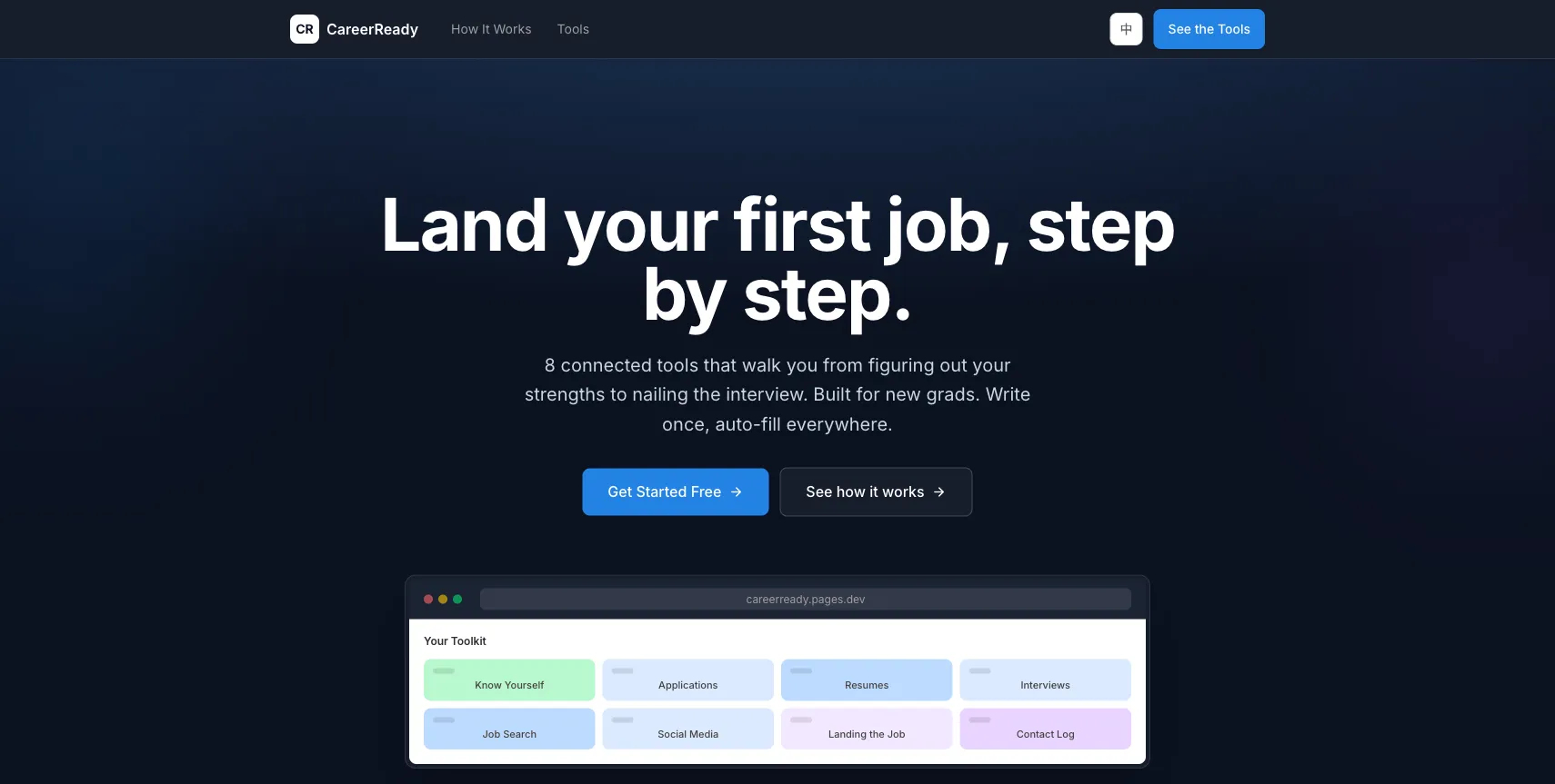 Career Ready app screenshot